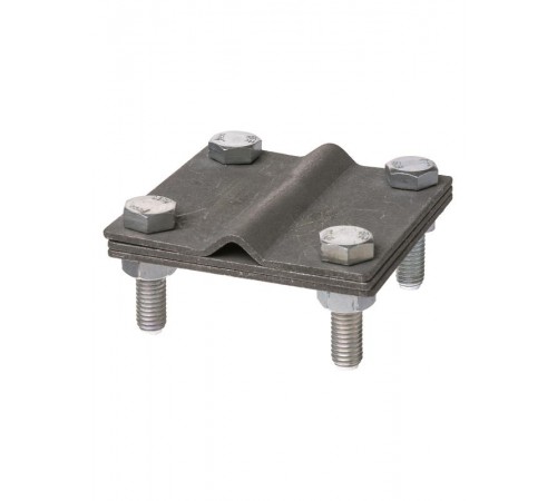 Зажим соед. 4-х болт. с контакт. пластиной полоса-прут, полоса 40х4 - прут 6-10 мм, термодиф.   SQ2401-0038  TDM