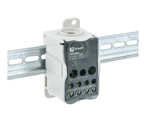 Блок распределительный (КБР) на DIN-рейку и монтажную панель 400A EKF PROxima  plc-kbr400  EKF