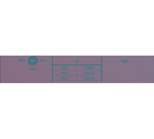 Расцепитель защиты MA 125 Im=625...1250 XT4 3p  1SDA067495R1  ABB