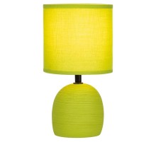 Настольная лампа Sheron 7067-503 1 * Е14 40 Вт керамика салатовая с абажуром  Б0057262  Rivoli