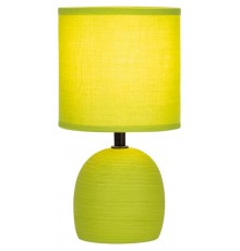 Настольная лампа Sheron 7067-503 1 * Е14 40 Вт керамика салатовая с абажуром  Б0057262  Rivoli