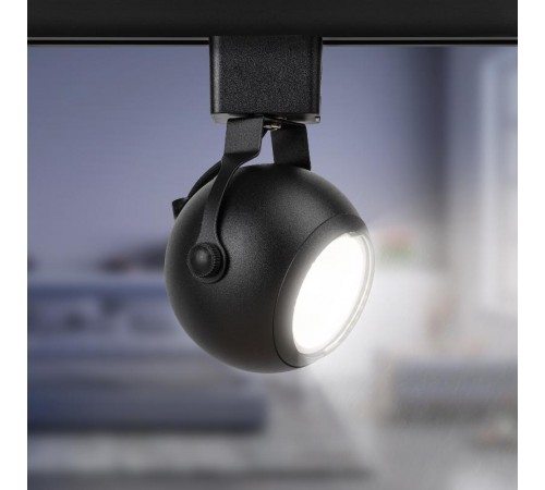 Светильник трековый однофазный TR35-GU10 BK MR16 черный под лампу  Б0053296  ЭРА