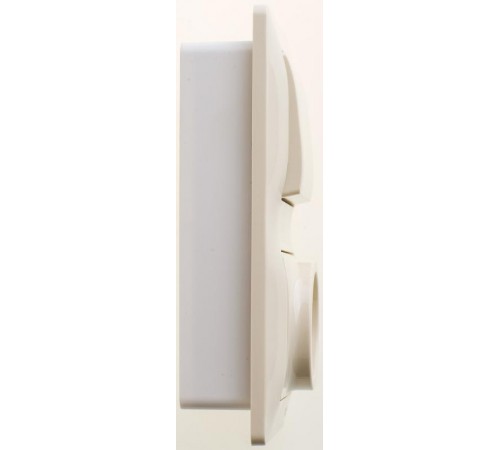 Glossa Бежевый Блок: Розетка с заземлением со шторками и 1-кл. Выключатель  GSL000270  SE