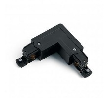 Коннектор для трехфазного шинопровода PRO-0435 угловой левый (внешний) черный 91292  41082  FERON