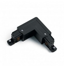 Коннектор для трехфазного шинопровода PRO-0435 угловой левый (внешний) черный 91292  41082  FERON