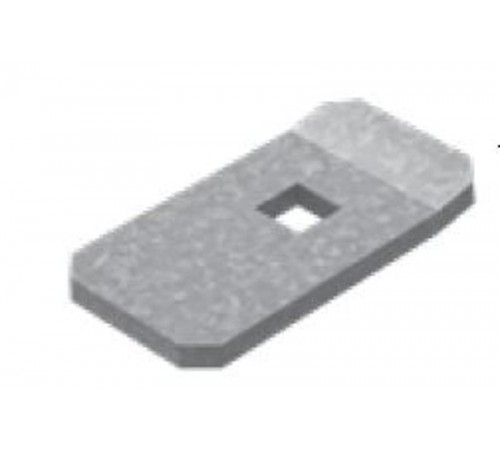 Прижим лестничного лотка ЛКР, толщ. 4,0 мм, гальван. цинк, 841302  ПЛКР-4,0-ЭЦ   Ostec