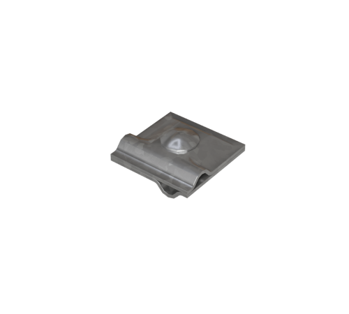 Универсальный соединитель для прутка  5-10 мм с 2 пластинами 50х50 мм CU  2US-D5-10 CU  КМ-профиль