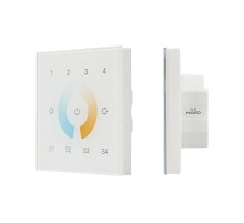 INTELLIGENT ARLIGHT Сенсорная панель DALI-901-11-4G-4SC-MIX-DT8-IN White (BUS/230V) (IARL, IP20 Пластик, 3 года)  037198  Arlight