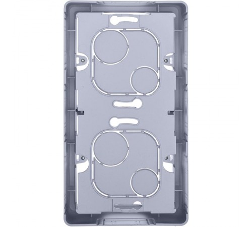 Inspiria Алюминий Коробка накладного монтажа 2-местная О/У  673992  Legrand