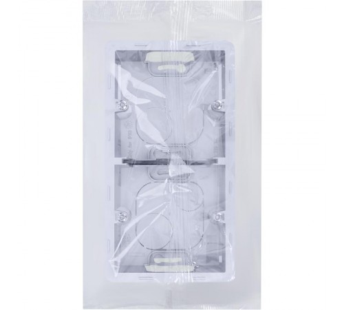 Inspiria Алюминий Коробка накладного монтажа 2-местная О/У  673992  Legrand