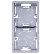 Inspiria Алюминий Коробка накладного монтажа 2-местная О/У  673992  Legrand