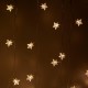 Гирлянда световая  занавес Звездочки , ENIZ-64W ,  64 диодов , 1,2 м*1,3 м теплый белый, IP20, провод 3 м  Б0051876  ЭРА