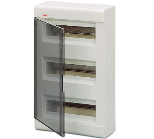 Бокс EUROPA настенный 36М прозр.дверь белый  1SL2466A00  ABB