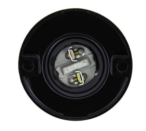 Патрон настенный карболитовый Е27 черный наклонный PROxima  LHC-E27-wi-s  EKF