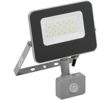 Прожектор светодиодный СДО 07-20Д 20Вт 6500К IP44 серый  LPDO702-20-K03  IEK