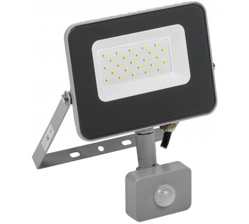 Прожектор светодиодный СДО 07-20Д 20Вт 6500К IP44 серый  LPDO702-20-K03  IEK