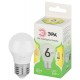 Лампа светодиодная  GREEN LINE LED P45-6W-830-E27 GL E27 6 Вт шар теплый свет  Б0067053  ЭРА