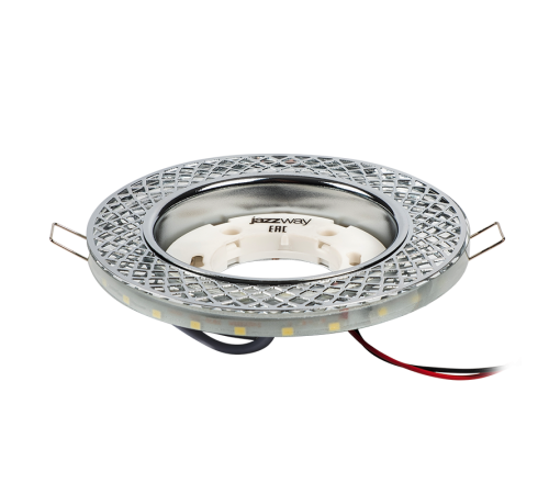 Светильник точечный встраиваемый под лампу PGX53d MN23-Chrome с подсветкой  .5020177  Jazzway