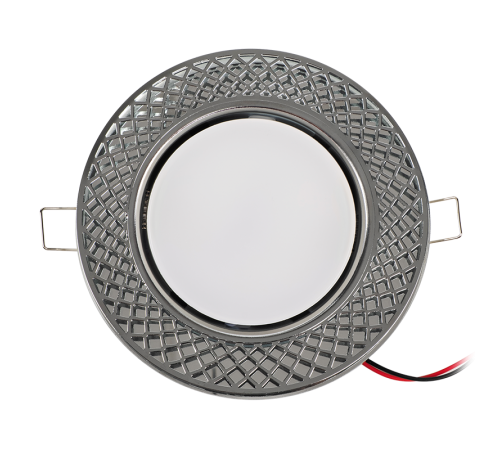 Светильник точечный встраиваемый под лампу PGX53d MN23-Chrome с подсветкой  .5020177  Jazzway