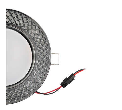 Светильник точечный встраиваемый под лампу PGX53d MN23-Chrome с подсветкой  .5020177  Jazzway