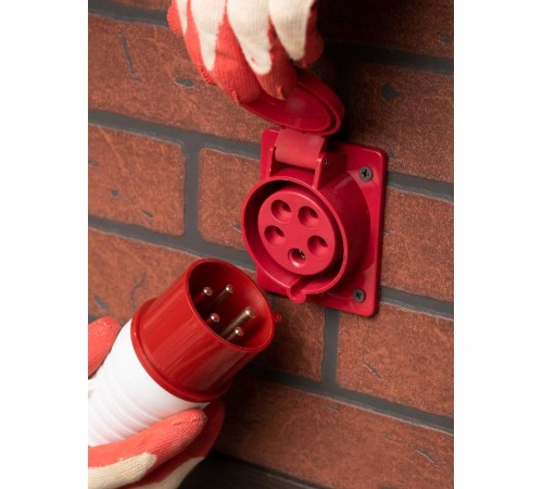 Розетка стационарная внутренняя 425 3Р+РЕ+N 32А 380В IP44 EKF PROxima  ps-425-32-380  EKF