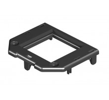 Накладка монтажной коробки GB2/3 1xModul45 61x76 мм (полиамид,черный)  7407264  OBO Bettermann