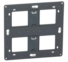 Суппорт большой вместимости - Программа Batibox - 2 x 2-местный - 2 x 4/5 модулей  080264  Legrand
