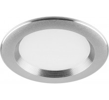 Светильник светодиодный встраиваемый декоративный AL615, 7W, 560 Lm, 4000К, серебро  29480  FERON