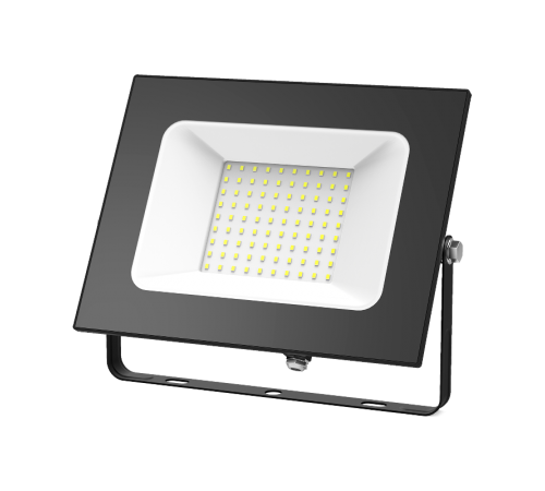 Прожектор светодиодный Elementary 100W 9475lm 4000К 175-265V IP65 черный LED 1/4  613100110  Gauss