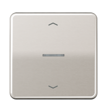 Клавиша для KNX кнопки, 1 группа с окошком и символами "стрелки"; металл; платина  CD101KO5PPT  Jung