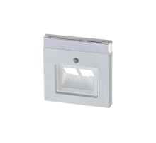 Накладкадля 2-постовой ТВ розетки 0214, 0215, 0217, 0218, с полем для надписи, серия solo/future, белый  1710-0-1551   2CKA001710A1551  ABB