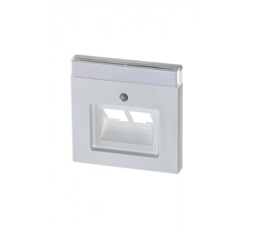 Накладкадля 2-постовой ТВ розетки 0214, 0215, 0217, 0218, с полем для надписи, серия solo/future, белый  1710-0-1551   2CKA001710A1551  ABB