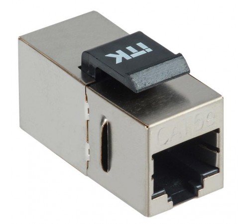 Проходной адаптер кат. 5E FTP RJ45-RJ45 Keystone Jack  CS7-1C5EF  ITK