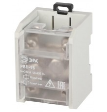 Распределительный блок проходной РБП ЭРА NO-224-77 95 (1х95-4х16 мм2) 232/100А   Б0062998  ЭРА