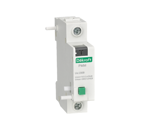 Расцепитель максимального-минимального напряжения Umin=161В Umax=280В РММ-201  18132DEK  DEKraft