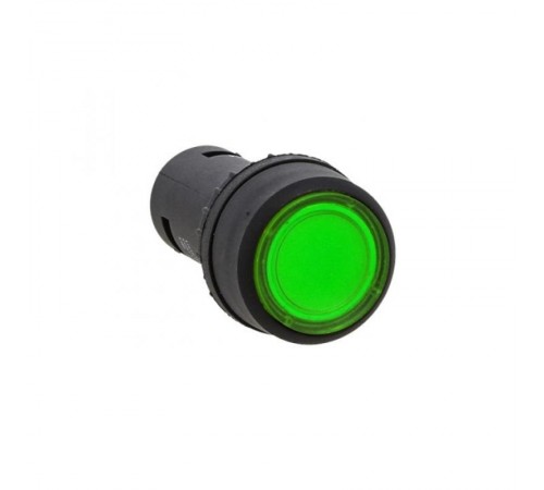 Кнопка SW2C-10D с подсветкой зеленая NO 24В EKF PROxima  sw2c-md-g-24  EKF