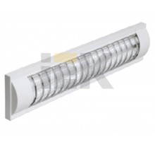 Светильник ЛПО 3017/решетка 2х36Вт Т8 G13 ЭПРА IP20 с лампой  LLPO1-3017-2-36-K01  IEK