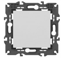 Кнопка Elegance 14-1111-01М , 10АХ-250В, белый матовый  Б0065810  ЭРА