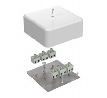 Коробка огнестойкая для кабель-канала 40-0470-FR2.5-12 Е15-Е60 (латунь) 103х103х45 IP42 12p, 2.5 мм.кв. 40-0470-FR2.5-12-Е60  Промрукав