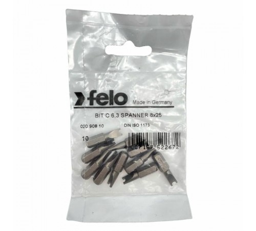 Бита Spanner 8 серия Industrial, 10 шт  02090810  Felo