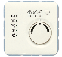 KNX-регулятор с шинным сопряжением с ручкой для установки температуры 2178TS Jung
