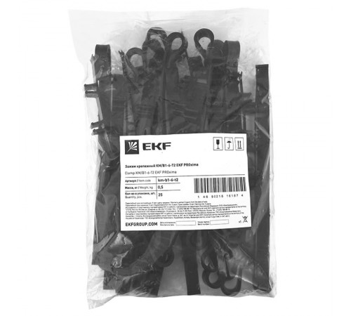 Зажим крепежный КМ/В1-6-T2  km-b1-6-t2  EKF
