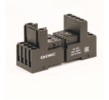 Колодка низкопрофильная 2-х уровневая с винтовыми клеммами для реле на 2 группы контактов версии IR-W2CO  IR-B2W-SC-1  DKC