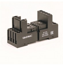 Колодка низкопрофильная 2-х уровневая с винтовыми клеммами для реле на 2 группы контактов версии IR-W2CO  IR-B2W-SC-1  DKC