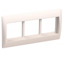 Рамка и суппорт для кабель-каналов Праймер на 6 модулей, 75мм, для 100х40, 100х60  CKK-40D-RSU6-075-K01  IEK