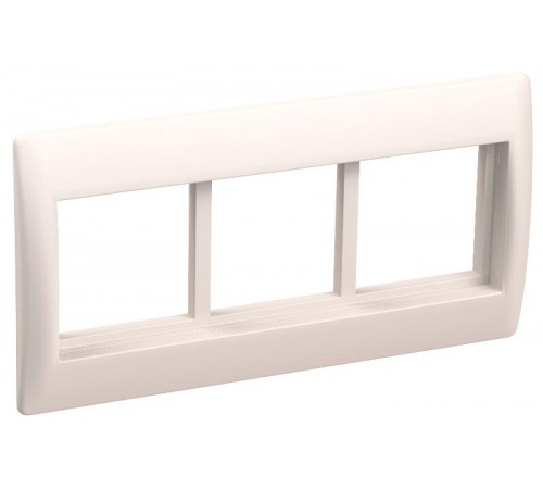 Рамка и суппорт для кабель-каналов Праймер на 6 модулей, 75мм, для 100х40, 100х60  CKK-40D-RSU6-075-K01  IEK