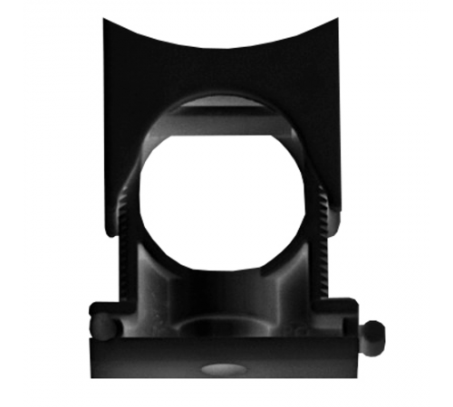 Держатель с крышкой DN 10-17 мм, полиамид, цвет чёрный  PASW1017N  DKC