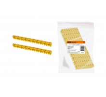 Маркер наборный - символ "L" желтый 1,5 мм2 (150 шт.)   SQ0534-0012  TDM