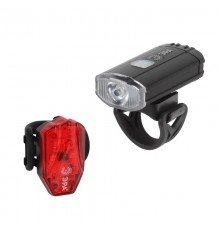 Фонарь велосипедный VA-801 2 в 1 Основной CREE XPG + подсветка SMD, mocro USB, 800mA/ч., б  Б0039624  ЭРА