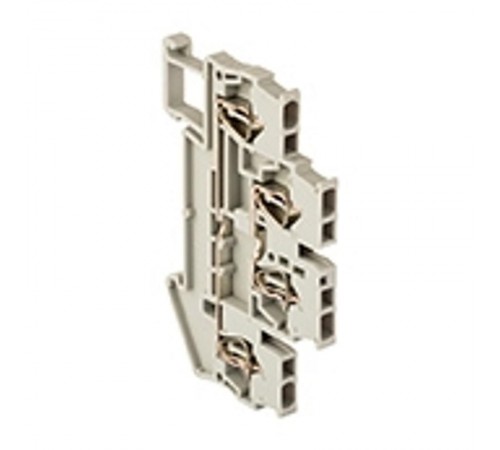 Колодка клеммная самозажимная двойная JXB-ST-1.5 17.5А серая EKF PROxima  plc-jxb-st-1.5-4-2  EKF